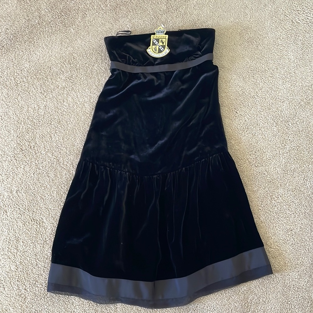 NWT Juicy couture strapless velour dress